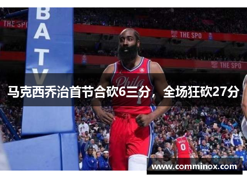 马克西乔治首节合砍6三分，全场狂砍27分